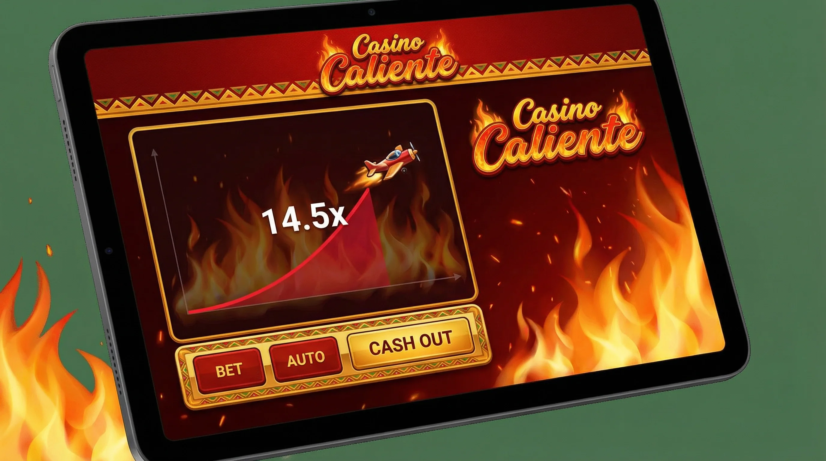 Juego Aviator con multiplicador creciente