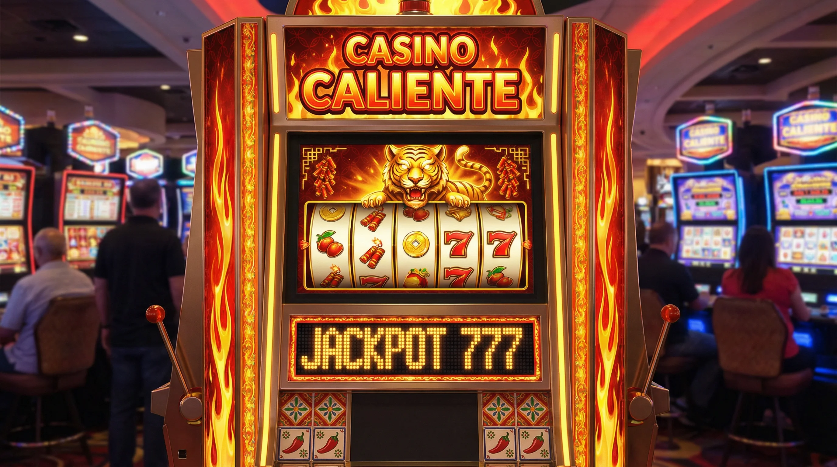 Tragamonedas Fortune Tiger con tigre dorado